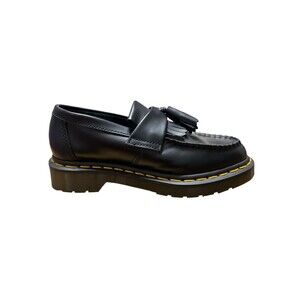 Dr Martens Adrian Quad Platform Tassel Loafers Black Smooth Leather US 5 School